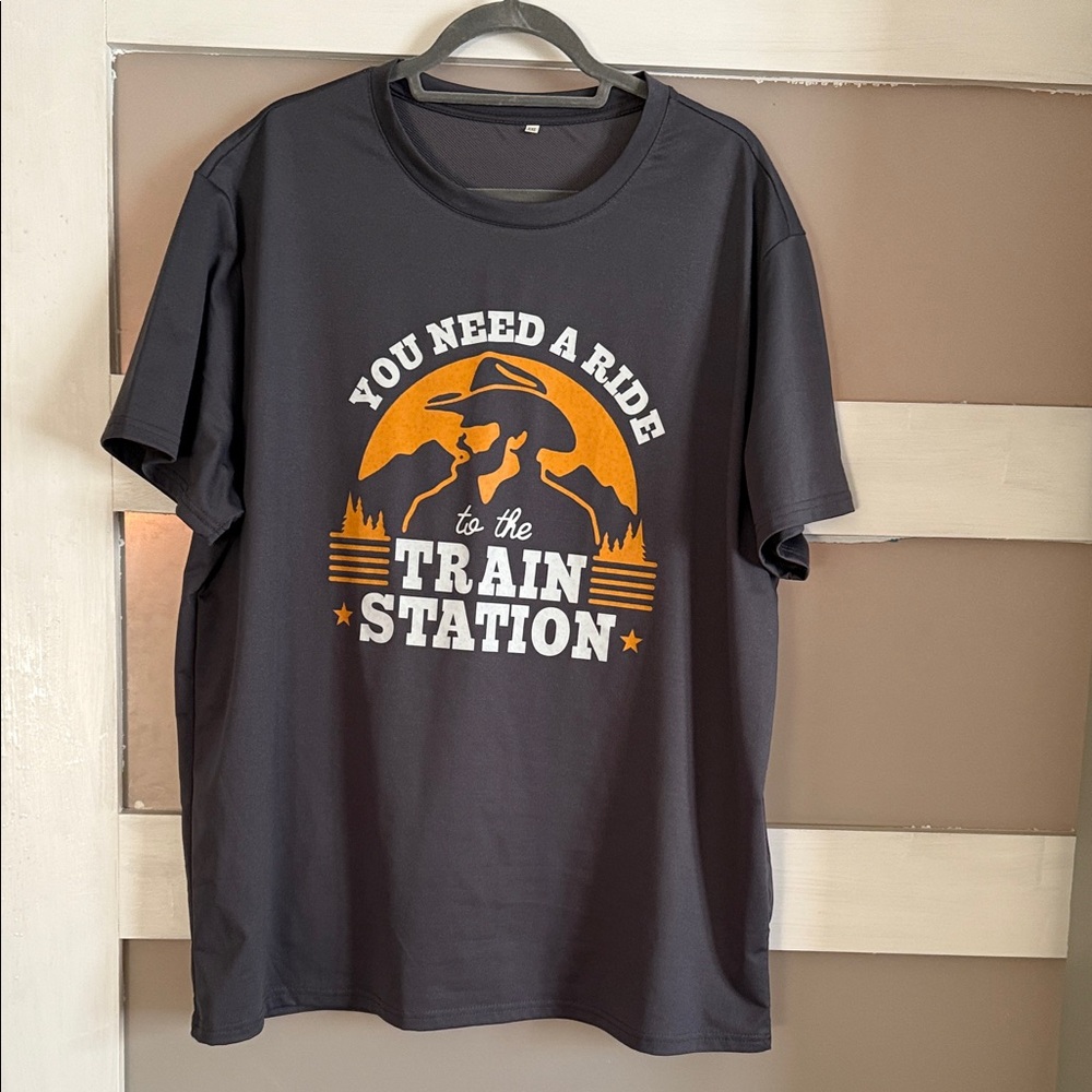 Yellowstone themed short sleeve shirt.